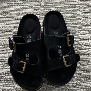 Project Cloud platform Double-Buckle Sandals